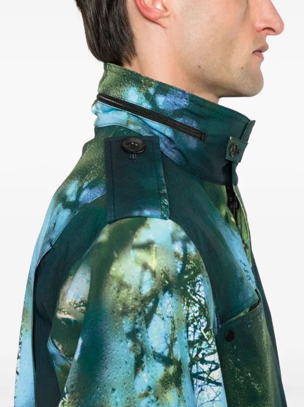 Y-3 AOP Jacket | Blue | FARFETCH