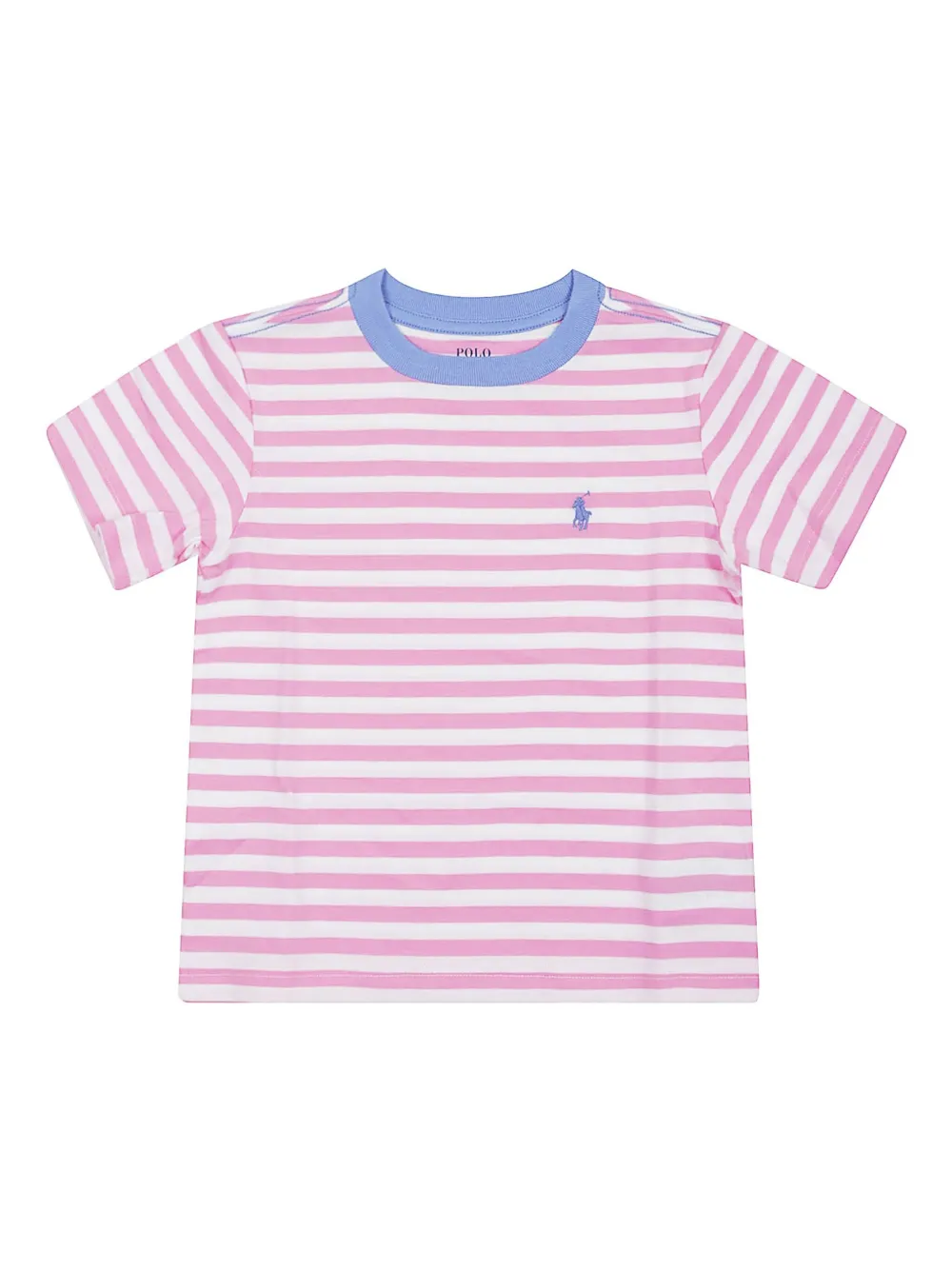 POLO RALPH LAUREN KIDS Gestreept T-shirt Roze