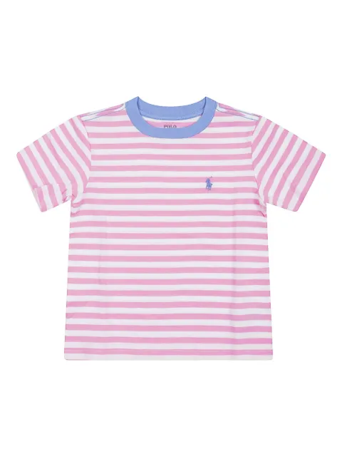 POLO RALPH LAUREN KIDS playera manga corta con rayas estampadas