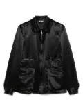 Black Comme Des Garçons satin jacket