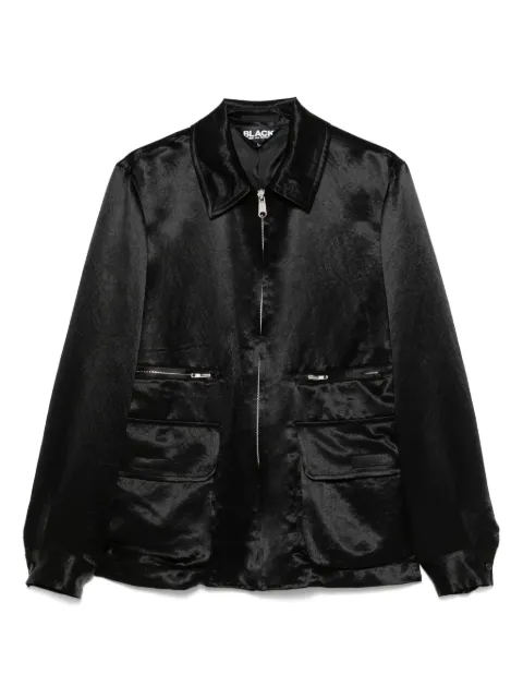 Black Comme Des Garçons satin jacket