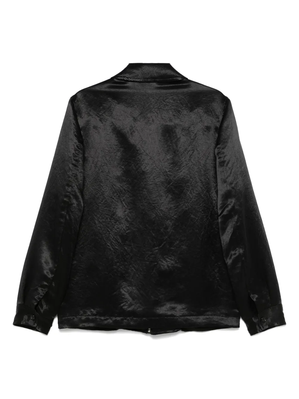 Black Comme Des Garçons satin jacket | Oversized Jackets | Image 2