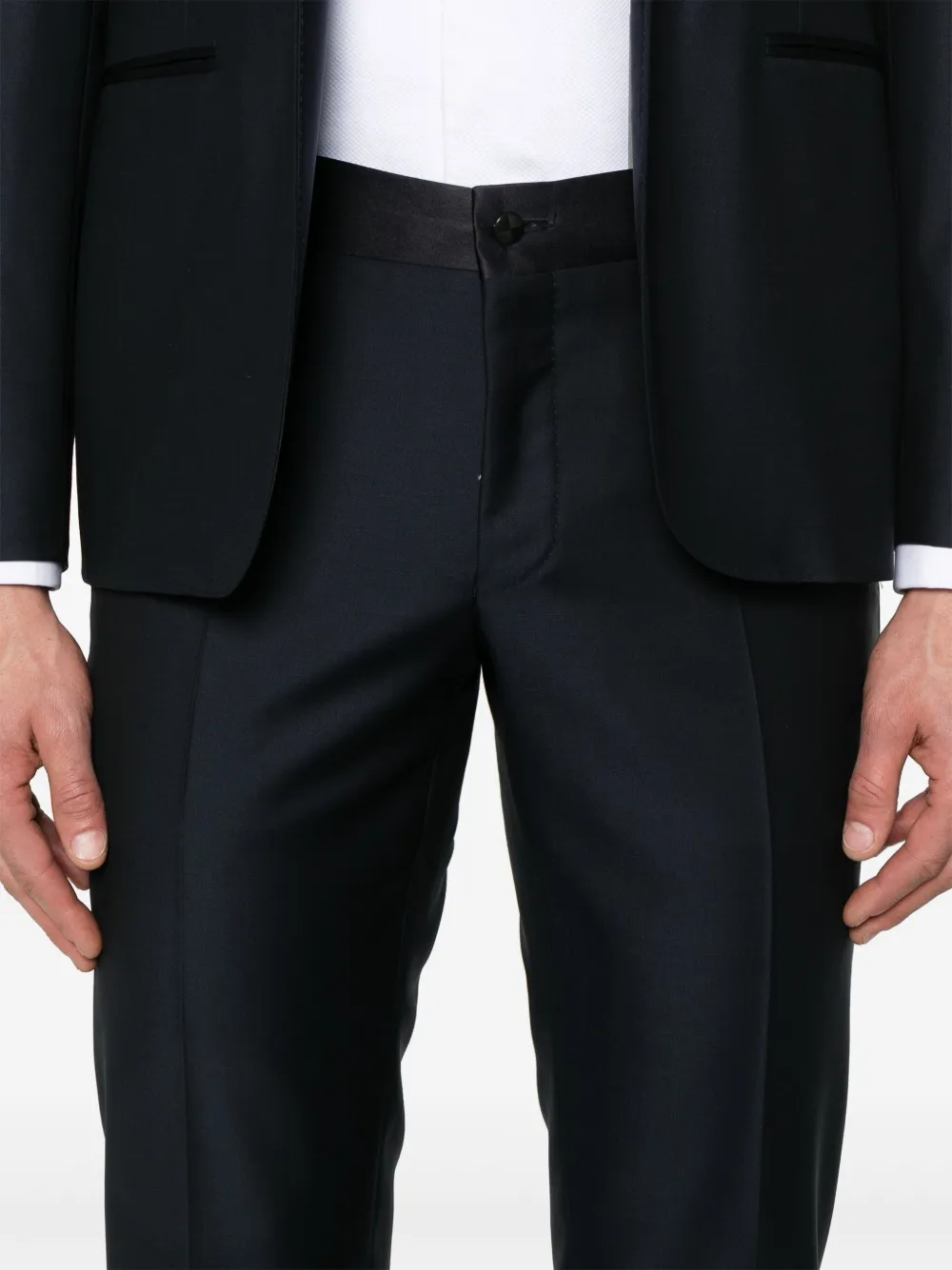 Canali Pak met enkele rij knopen Blauw