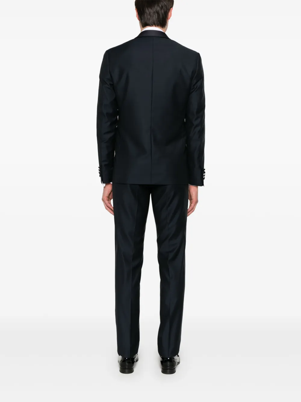 Canali Pak met enkele rij knopen Blauw