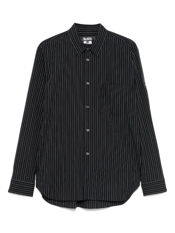 Black Comme Des Garçons ストライプ シャツ | ブラック | FARFETCH JP