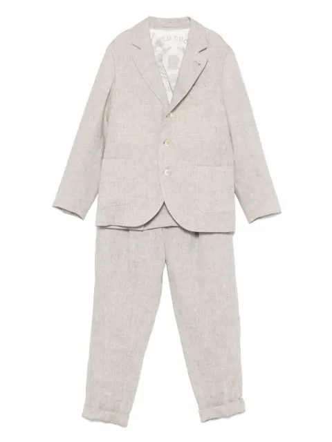 Brunello Cucinelli Kids льняной костюм