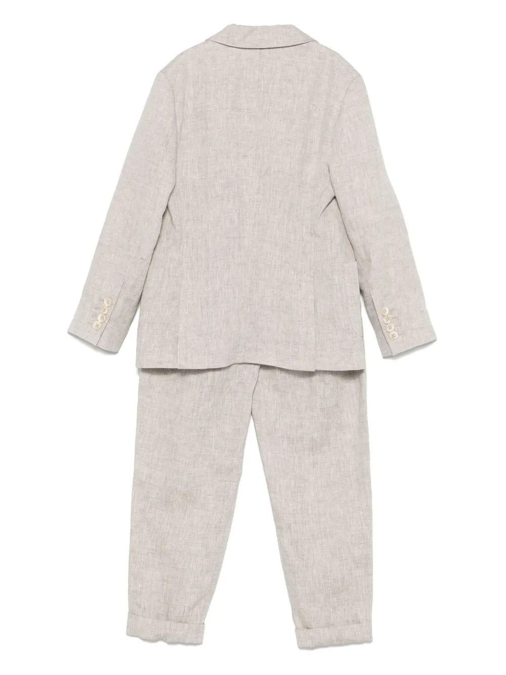 Brunello Cucinelli Kids Linnen pak Beige