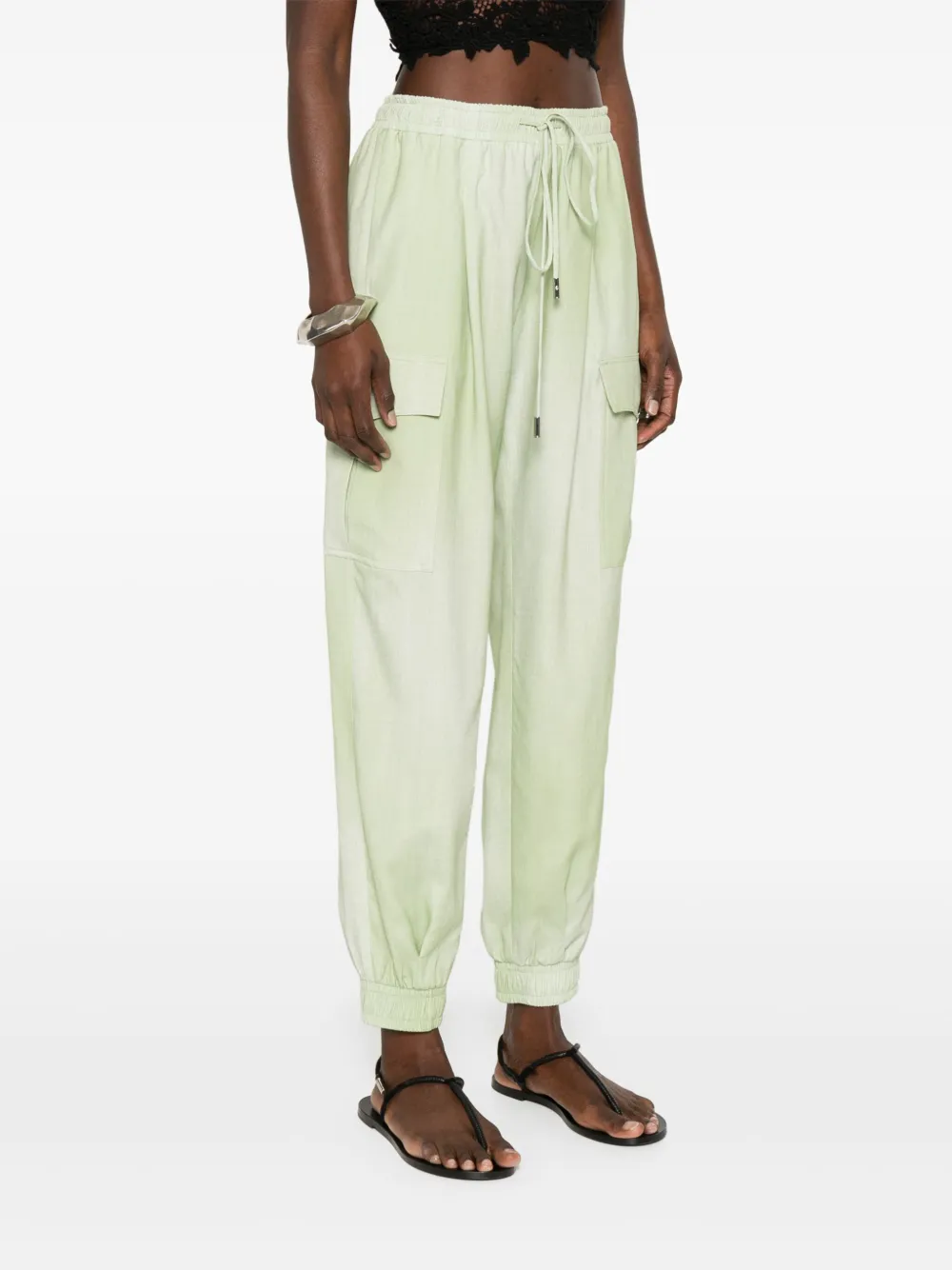 Ermanno Scervino Cargo broek Groen