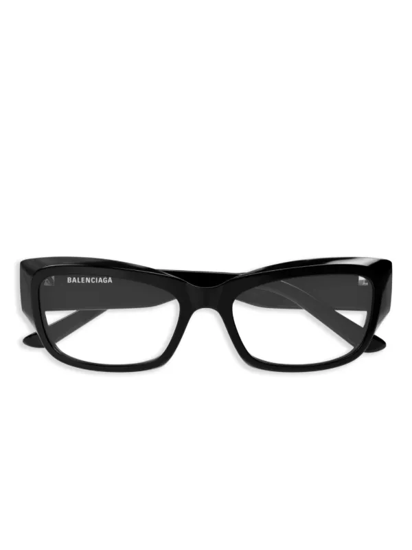 BALENCIAGA サングラス オーバル型 Balenciaga レディース Fennec オーバルサングラス の ブラック