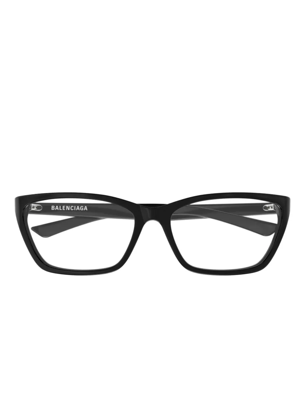 Balenciaga angular-frame glasses | Black | Image 1