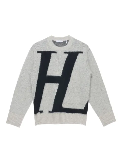 Helmut Lang logo提花毛衣