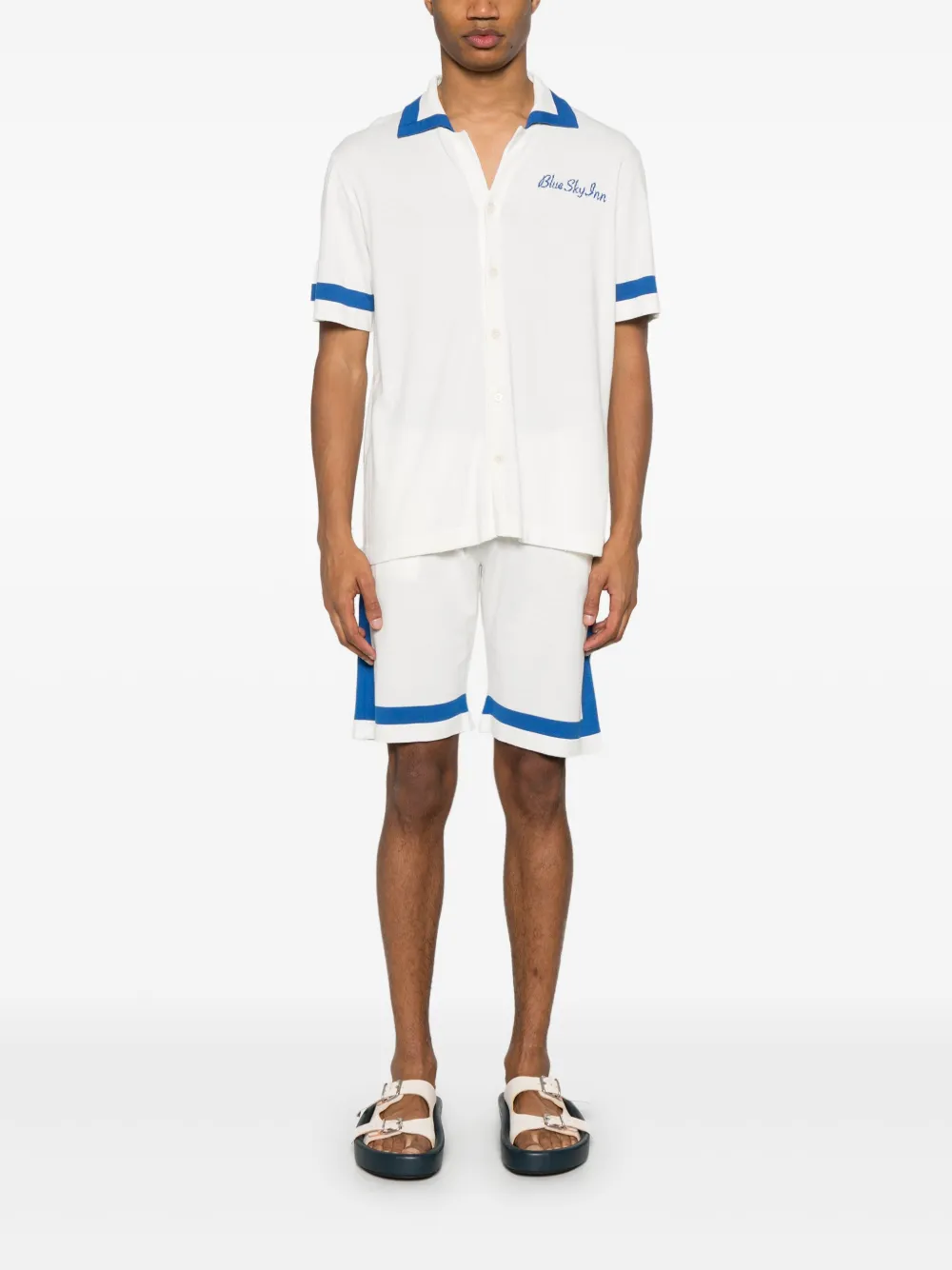 blueskyinn BLUE SKY INN Shorts met vlakken - Wit