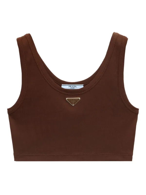 トップス Prada Boa Knit Prada Smocked Knit Diamond-Embroidered Top | Neiman Marcus