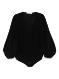 Philosophy Di Lorenzo Serafini draped bodysuit - Black