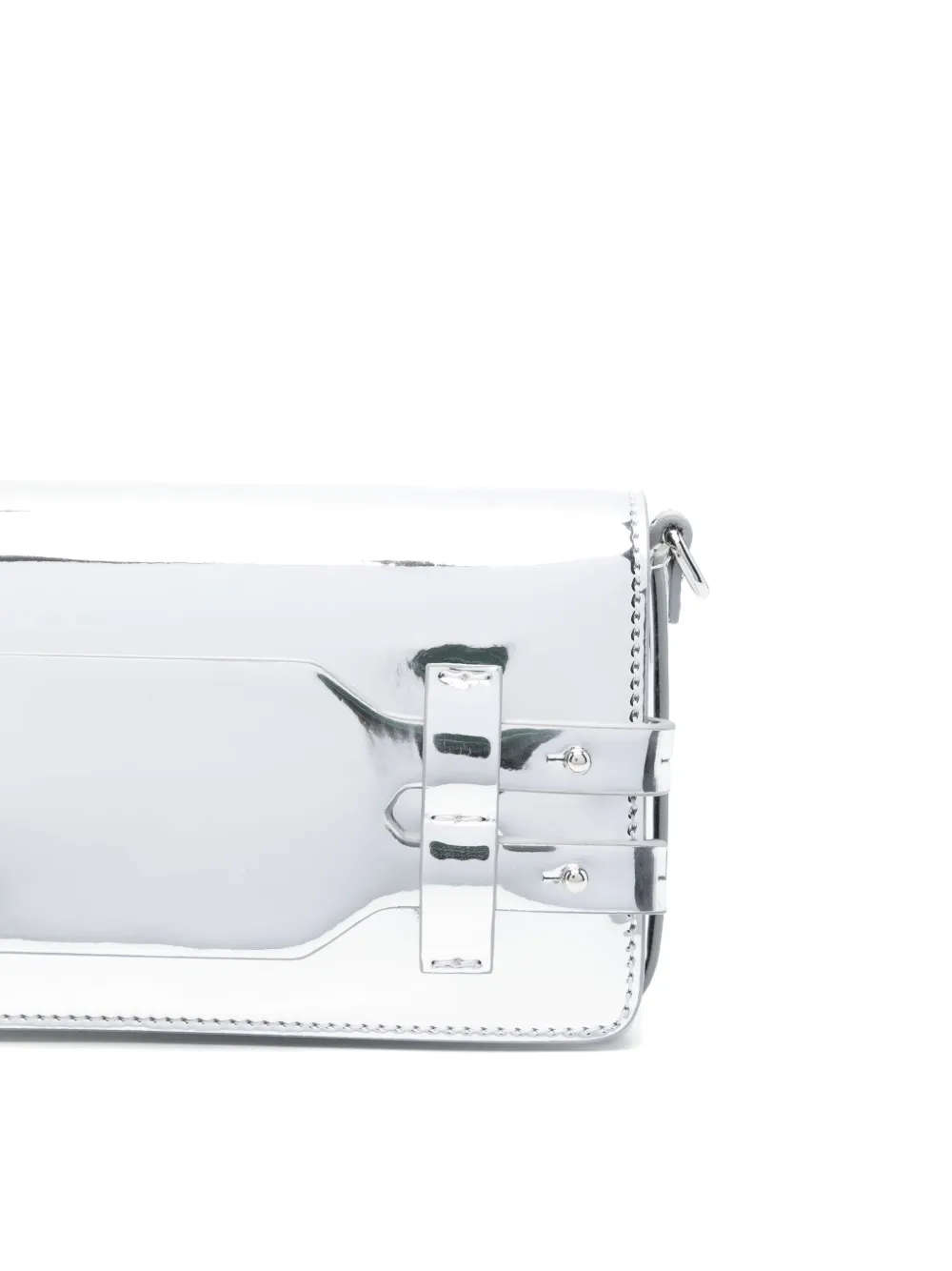 MM6 Maison Margiela Schoudertas met polsband Zilver