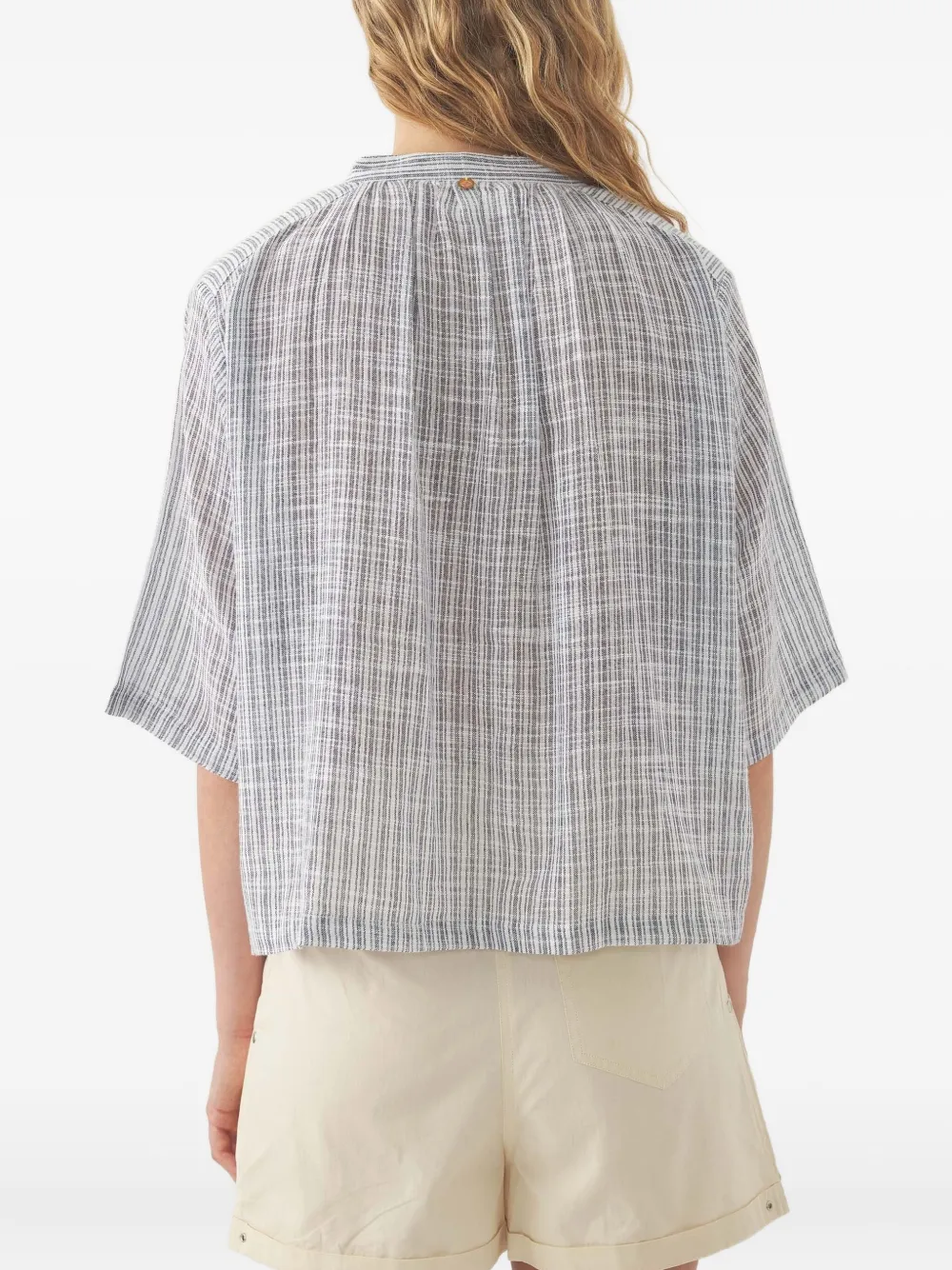 Antik Batik Katoenen shirt Grijs