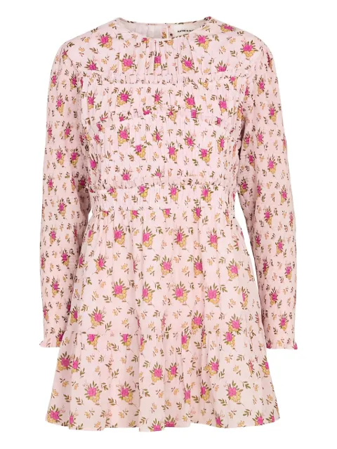Antik Batik smocked floral-print dress
