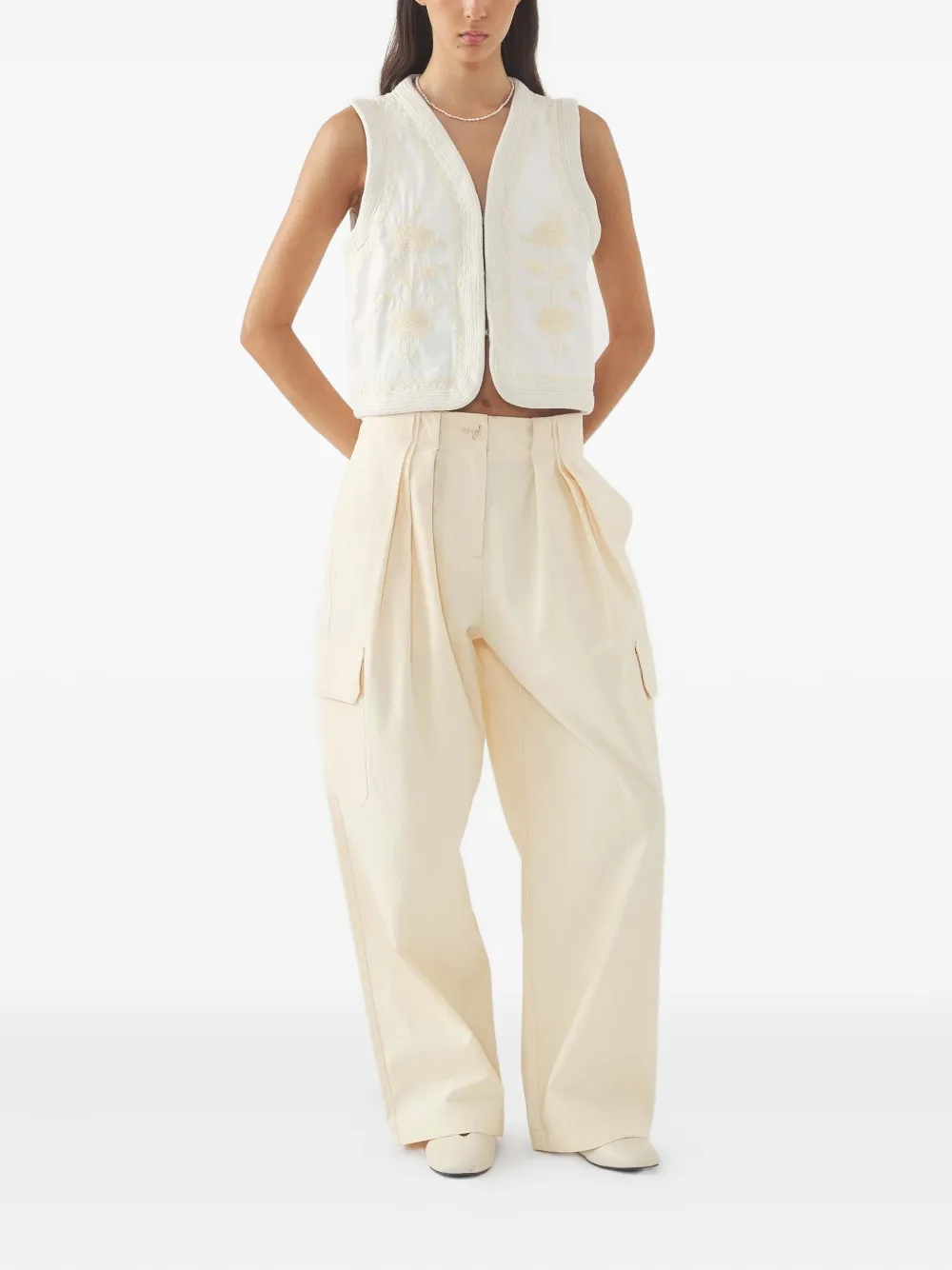 Antik Batik embroidered sleeveless vest | Waistcoats & Gilets | Image 2