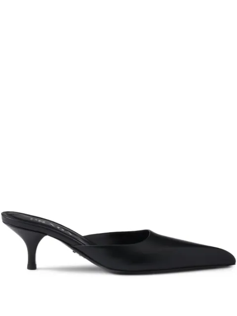 Prada leather mules