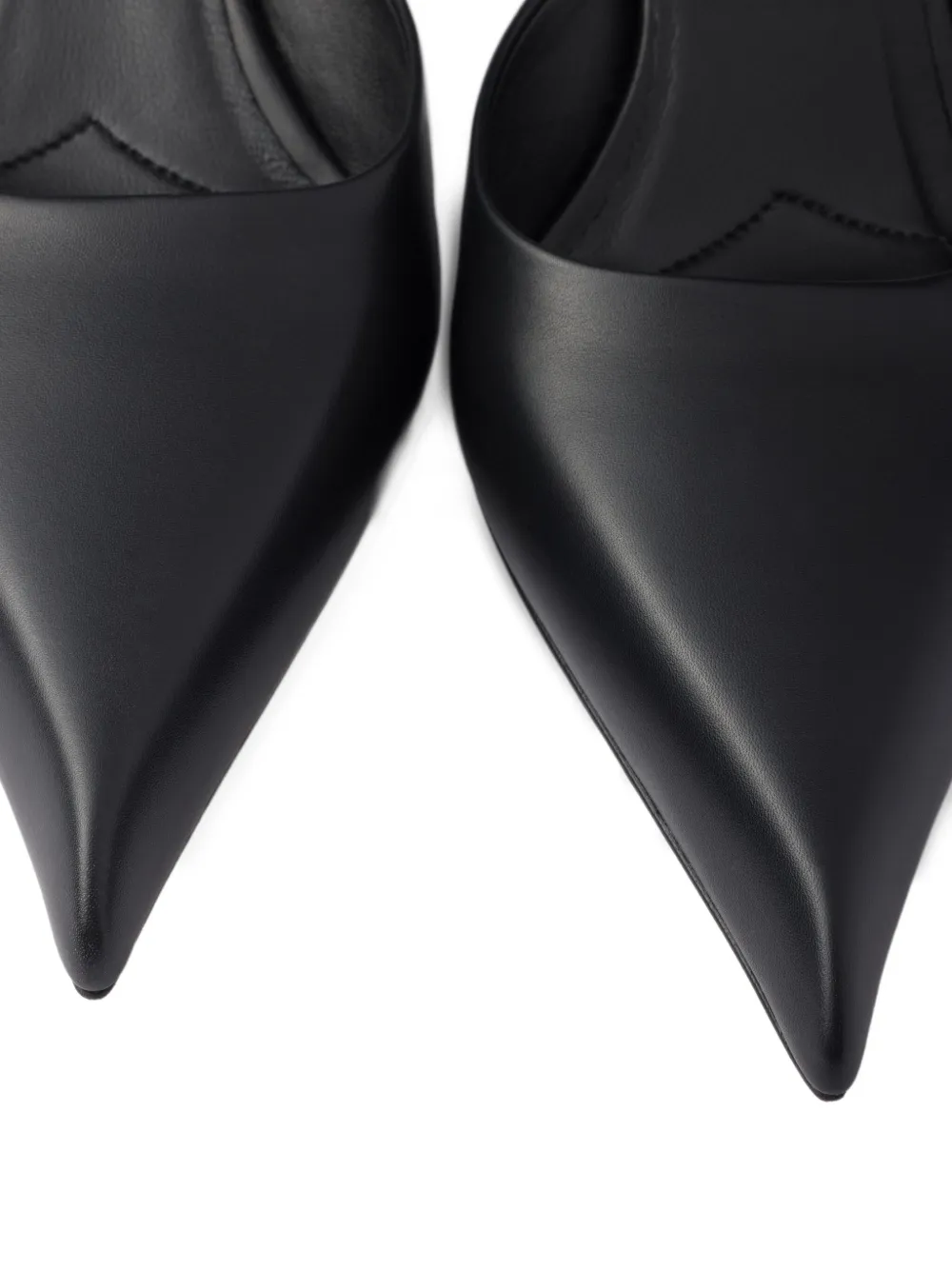 Prada leather mules Black