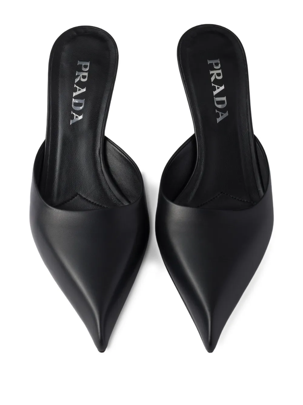 Prada leather mules Black