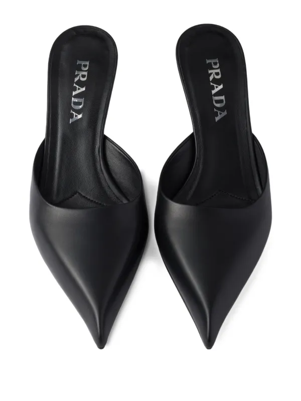 靴 PRADA Heart Leather Mules INTO · INTO