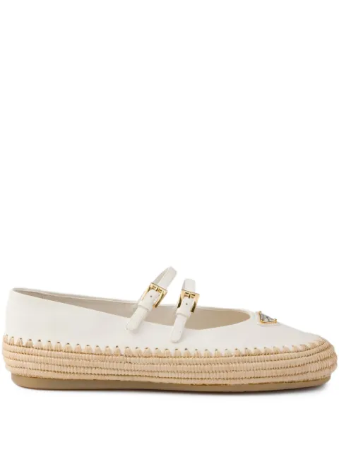 Prada Leren ballerina's