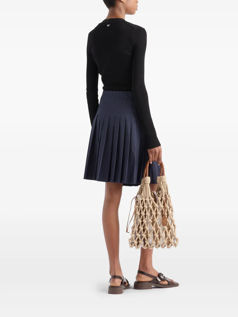 PRADA PLEATED MINI SKIRT