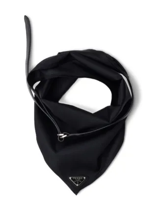 Prada Re-Nylon Scarf | Black | FARFETCH