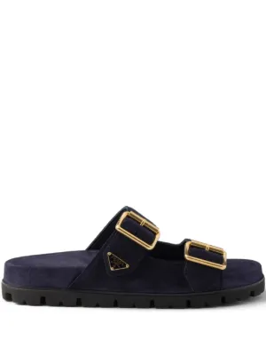 【大人気】PRADA ★ スエード ロゴ サンダル Prada ロゴスエードサンダル () IFCHIC.COM