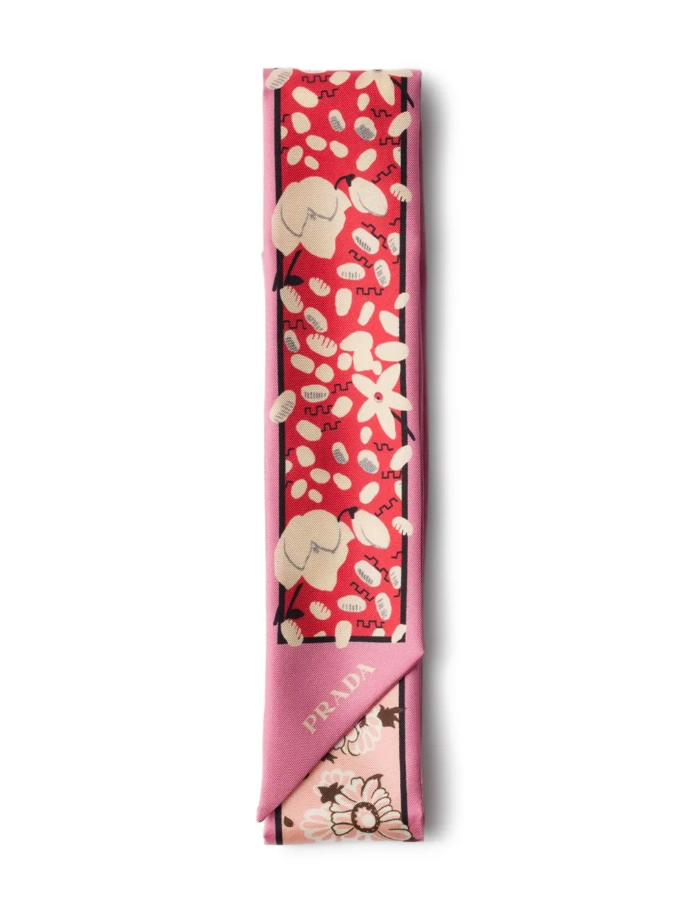 Prada mascada de seda | rosado | Image 1