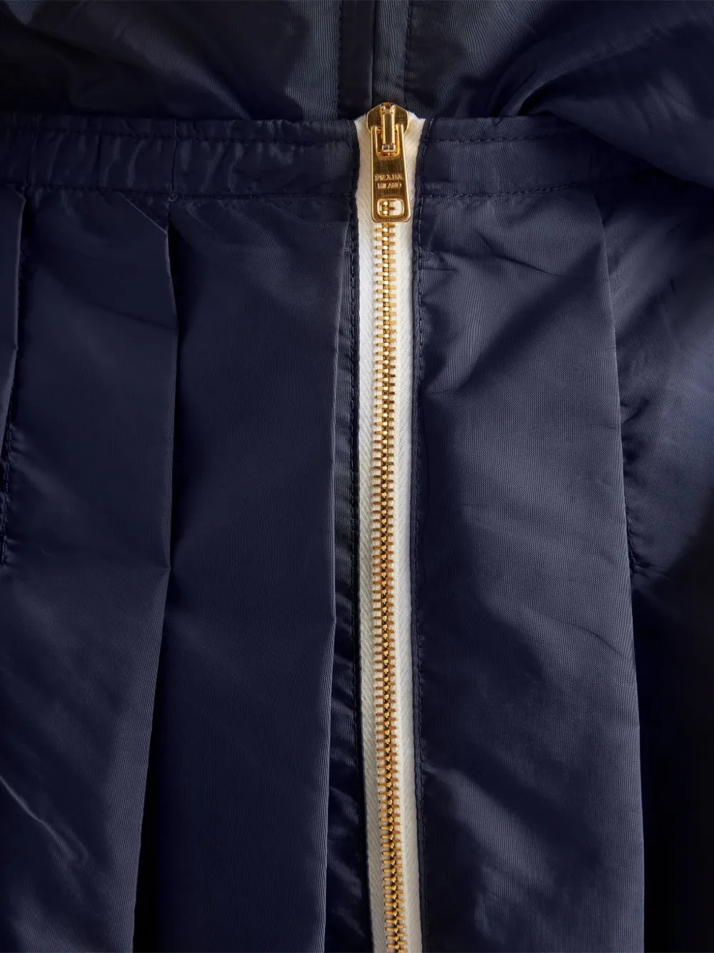 Prada Re-Nylon mini-rok met plooien Blauw