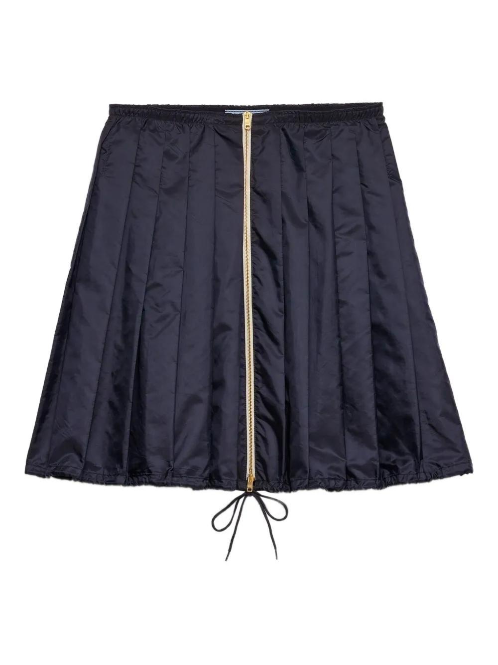 Prada jupe courte Re-Nylon à plis | bleu | Image 1