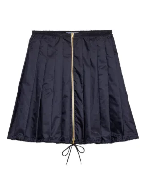 SANDRO バックル ミニプリーツスカート | ブルー | FARFETCH JP