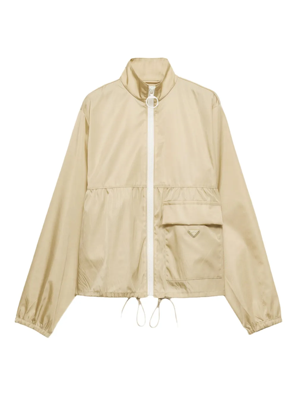 Prada Re-Nylon bomberjack Beige