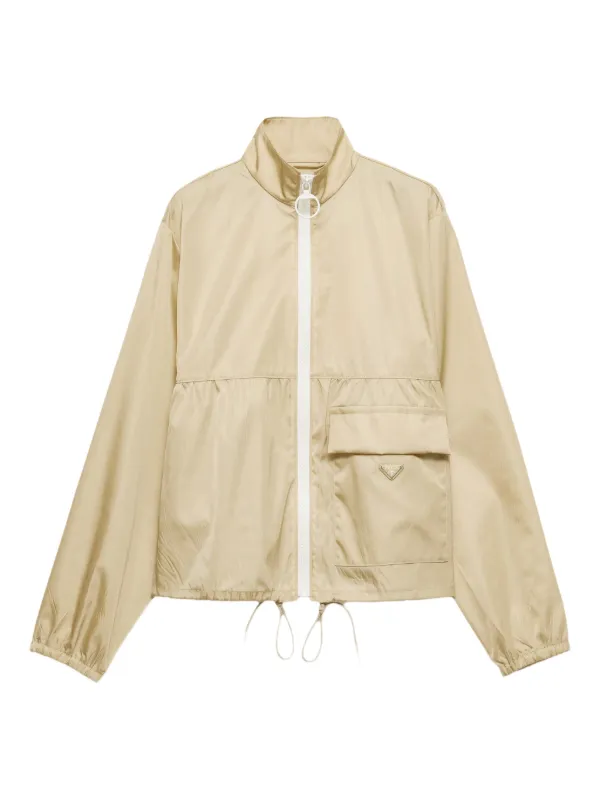 Prada Re-Nylon ボンバージャケット | ニュートラル | FARFETCH JP
