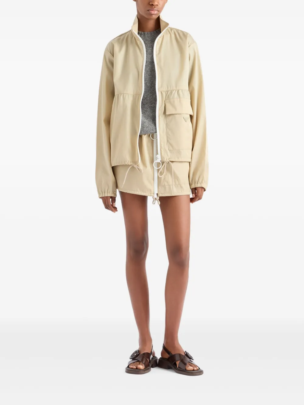 Prada Jaqueta bomber de re-nylon | Jaqueta bomber | Image 2