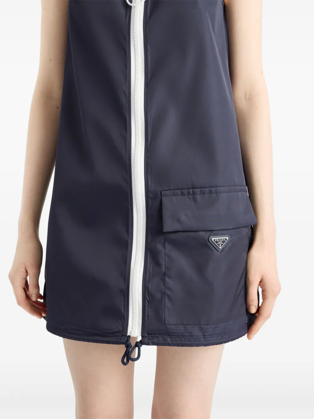 Prada Mini-jurk met buidel Blauw