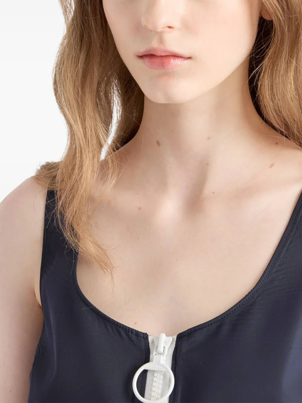 Prada Mini-jurk met buidel Blauw