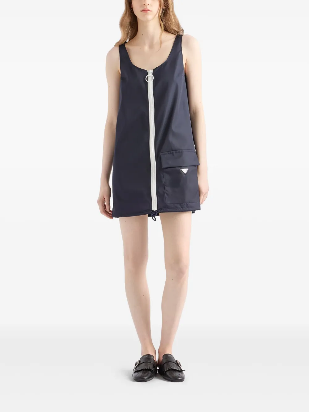 Prada Mini-jurk met buidel - Blauw