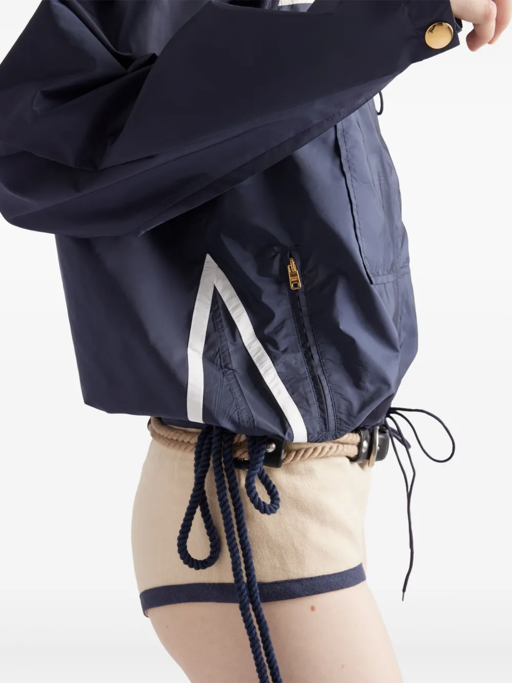 Prada Lichtgewicht jack Blauw