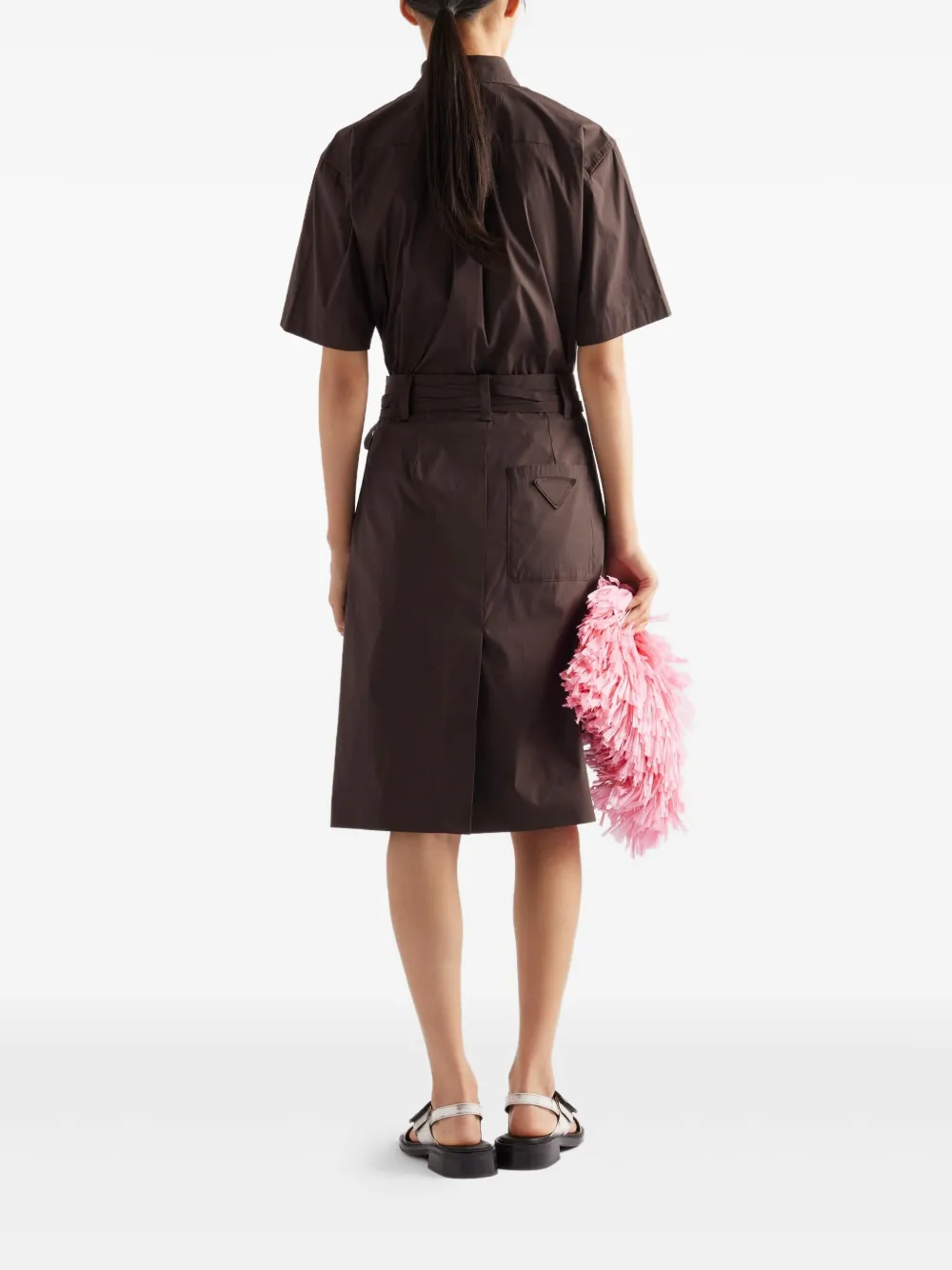 Shop Prada Poplin Shirt