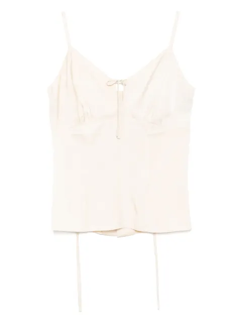 Goen.J camisón con detalle de moño