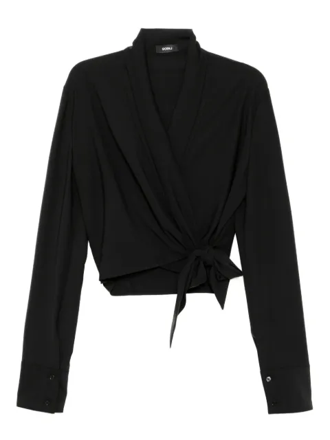 Goen.J shawl lapel blouse