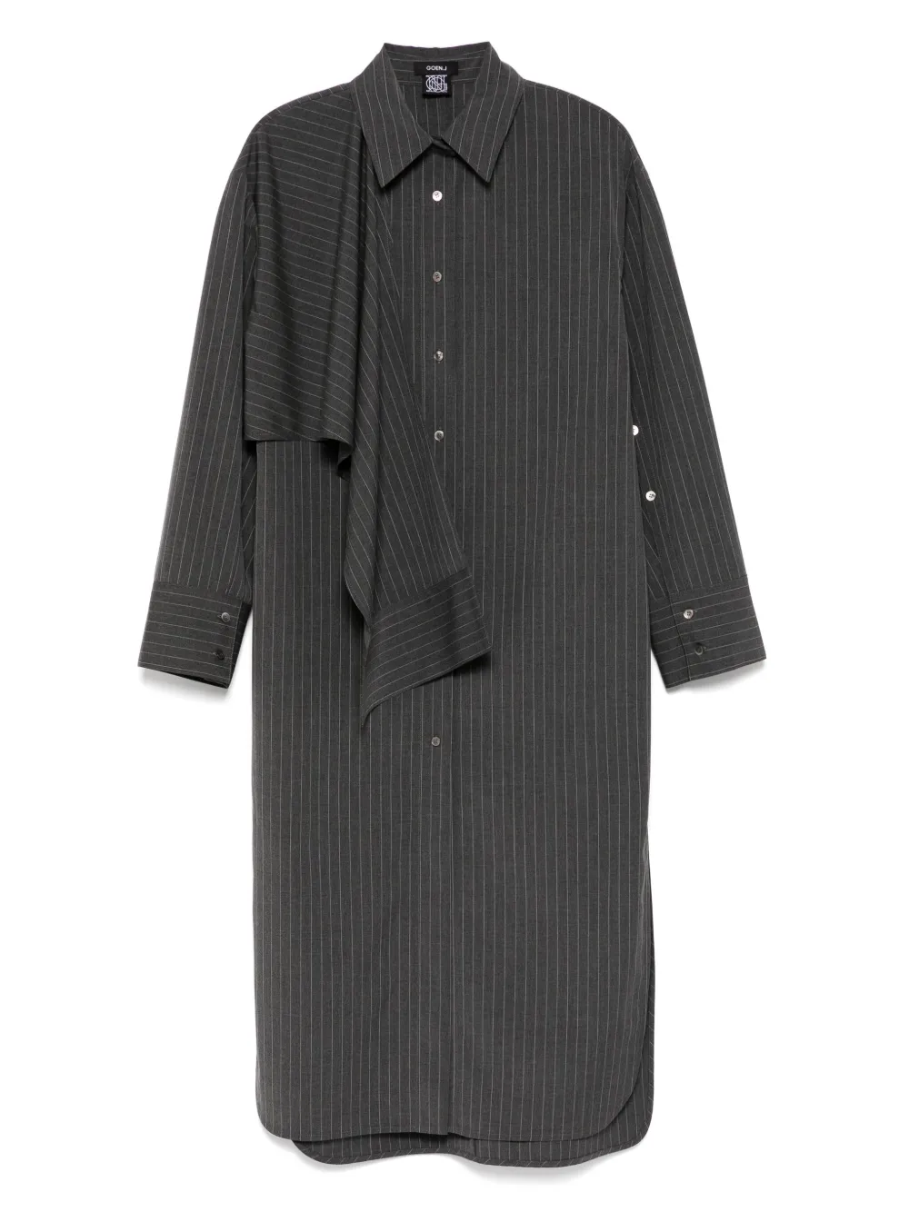 Goen.J knot detailed dress | Grey | Image 1