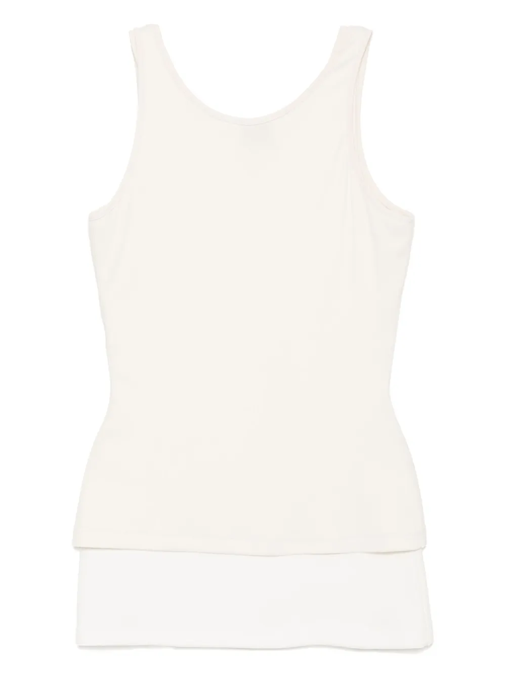 Goen.J top sin mangas con doble capa | Camisas | Image 2
