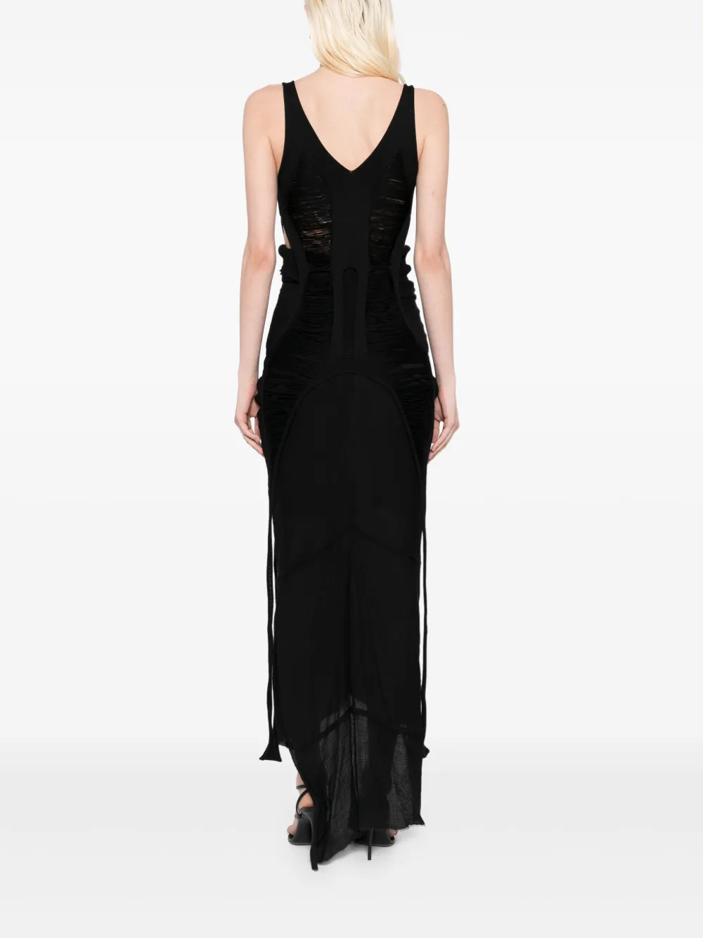 Rick Owens Lange Tanja tanktop Zwart