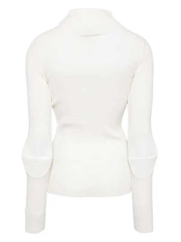 MM6 Maison Margiela ハイネック トップ | ニュートラル | FARFETCH JP