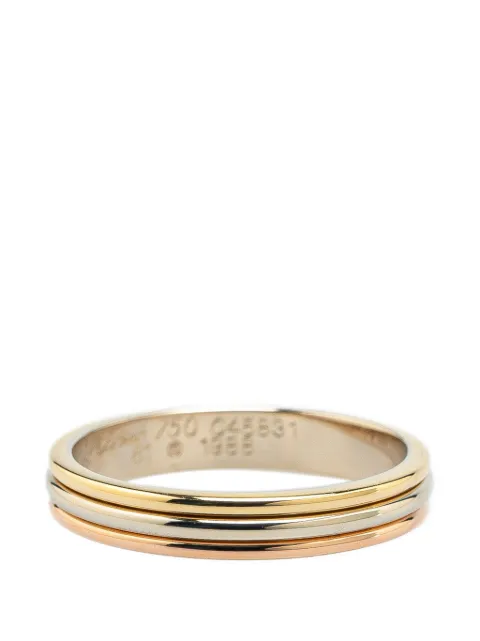 Cartier 20th Century Tricolor 18K Trinity Wedding Band ring