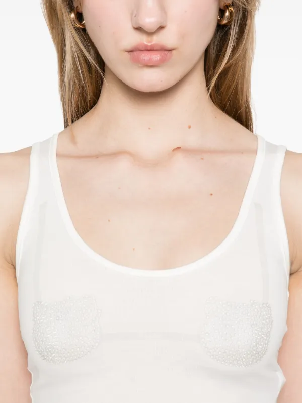 GCDS x Hello Kitty Printed Top | White | FARFETCH